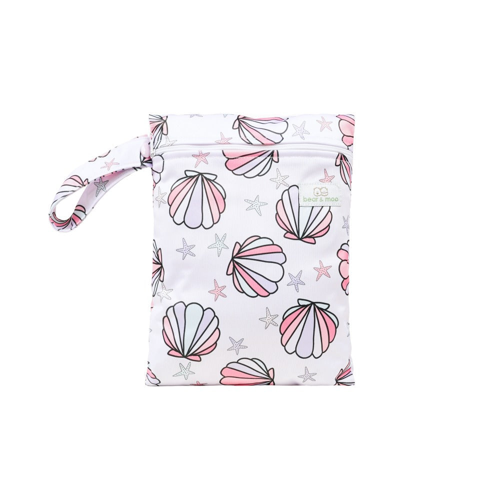 Bear & Moo Medium Wet Bag | Reusable Water Resistant Bag | Nappy Bag