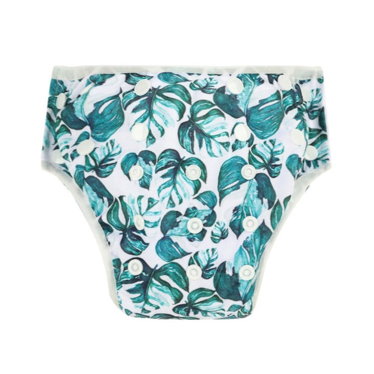 Bear & Moo Reusable Swim Nappy in Monstera