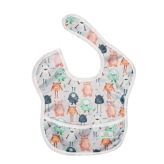 Bear & Moo Classic Bib | Monsters