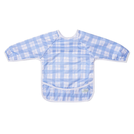 Sleeved Bib made with waterproof PUL material from Bear & Moo