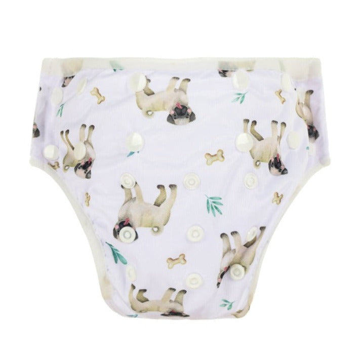 Bear & Moo Reusable Swim Nappy in Pugs