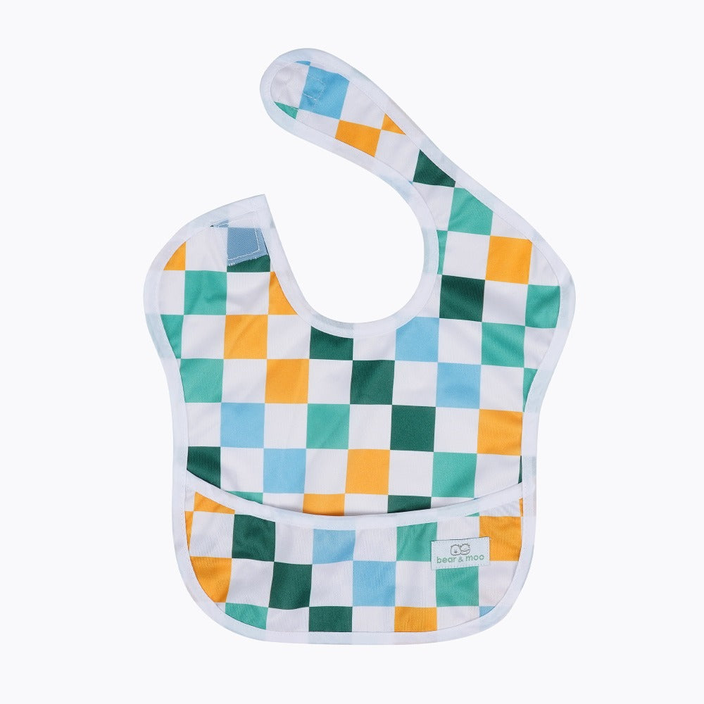 Reusable Water resistant PUL Bear & Moo Classic Bibs