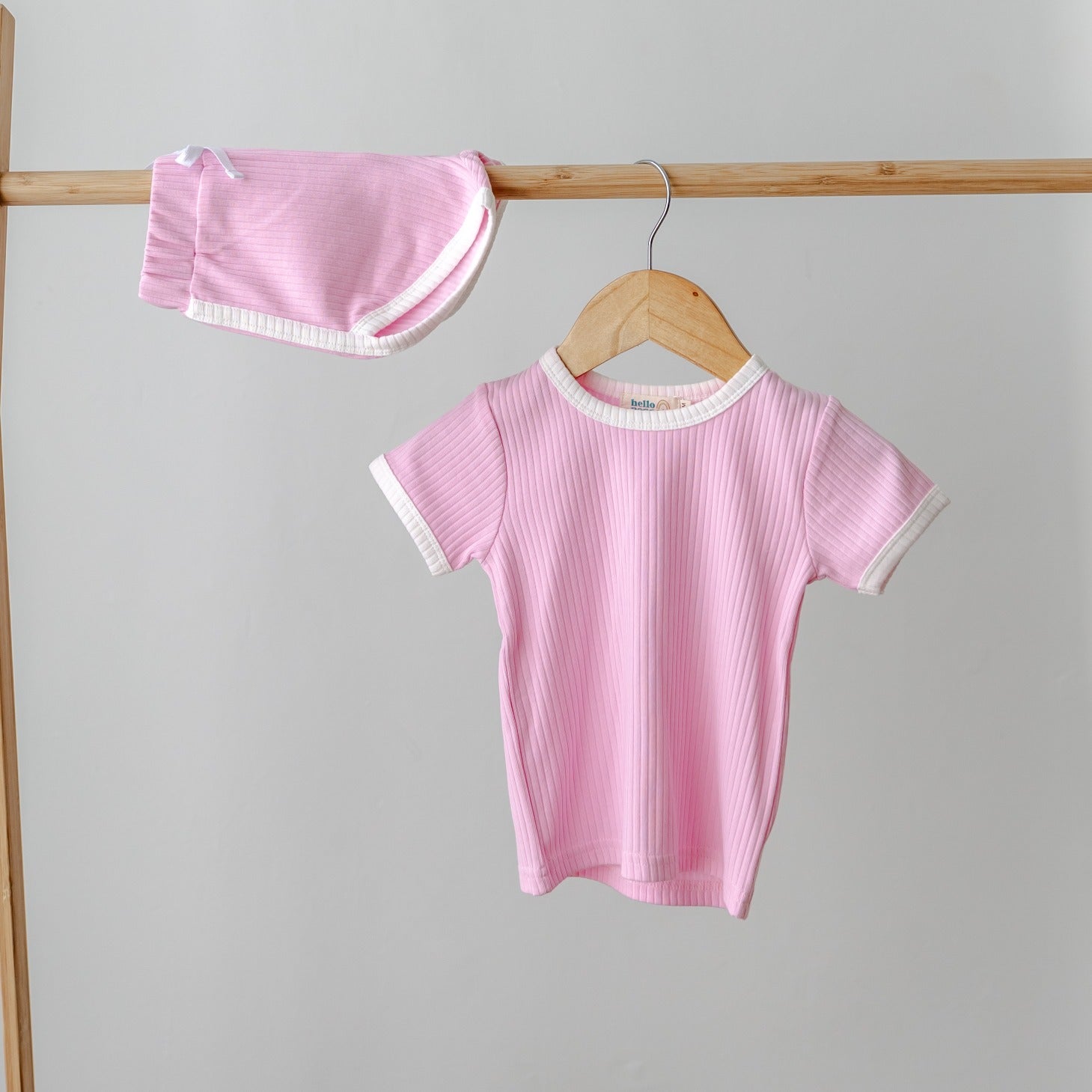 Hello Poppet Riley Set | Kids Organic Cotton Clothing available Bear & Moo