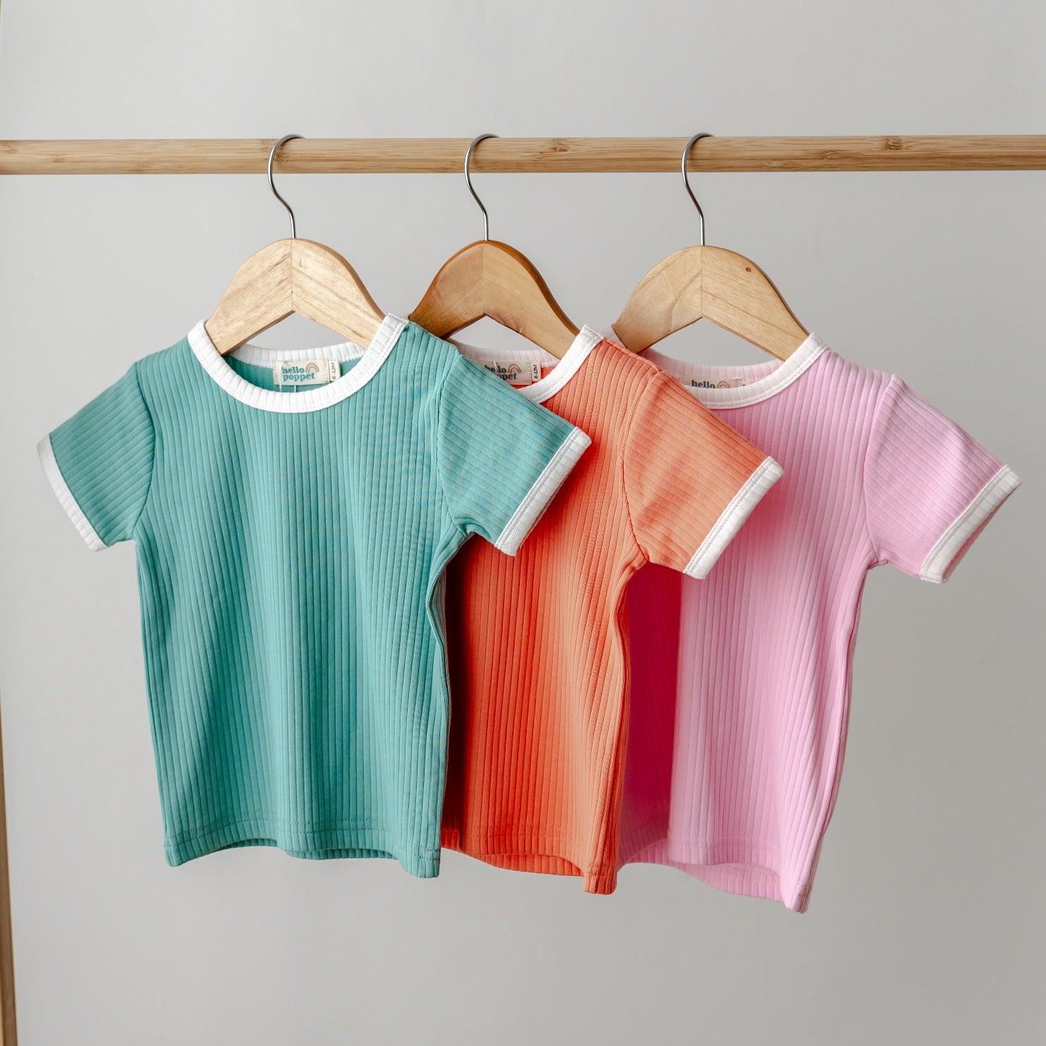 Hello Poppet Riley Set | Kids Organic Cotton Clothing available Bear & Moo