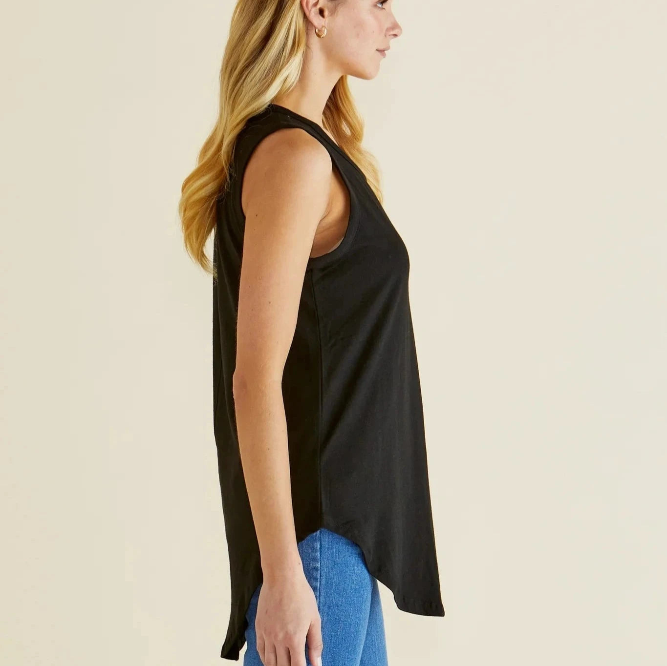 Betty Basis Keira Tank | Black available at Bear & Moo