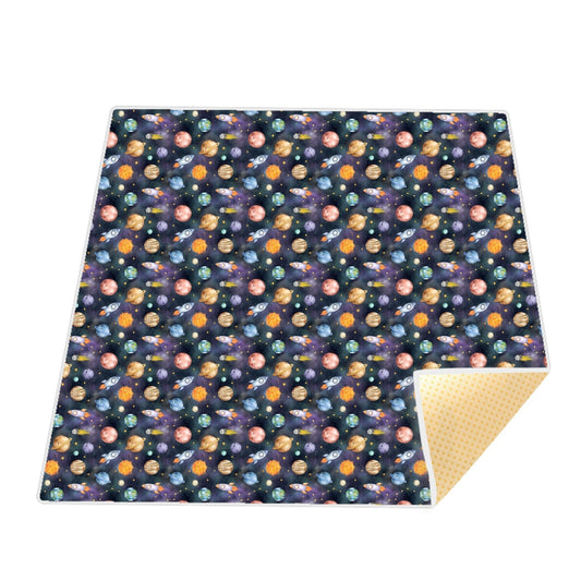 Bear & Moo Space Rockets Messy Mat