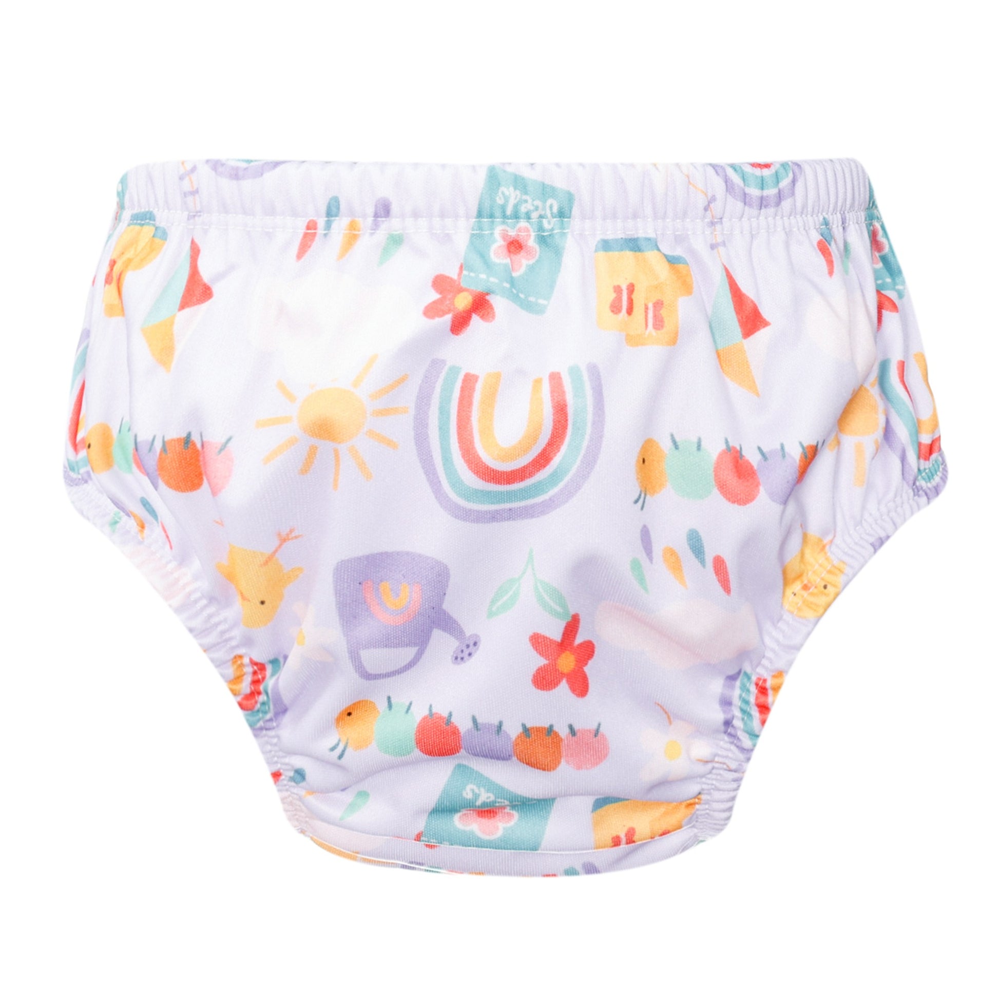 Bear & Moo Large Swim Nappy | Spring Garden