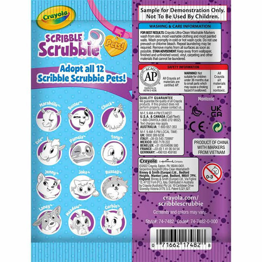 Crayola Scribble Scrubbie Pets available at Bear & Moo