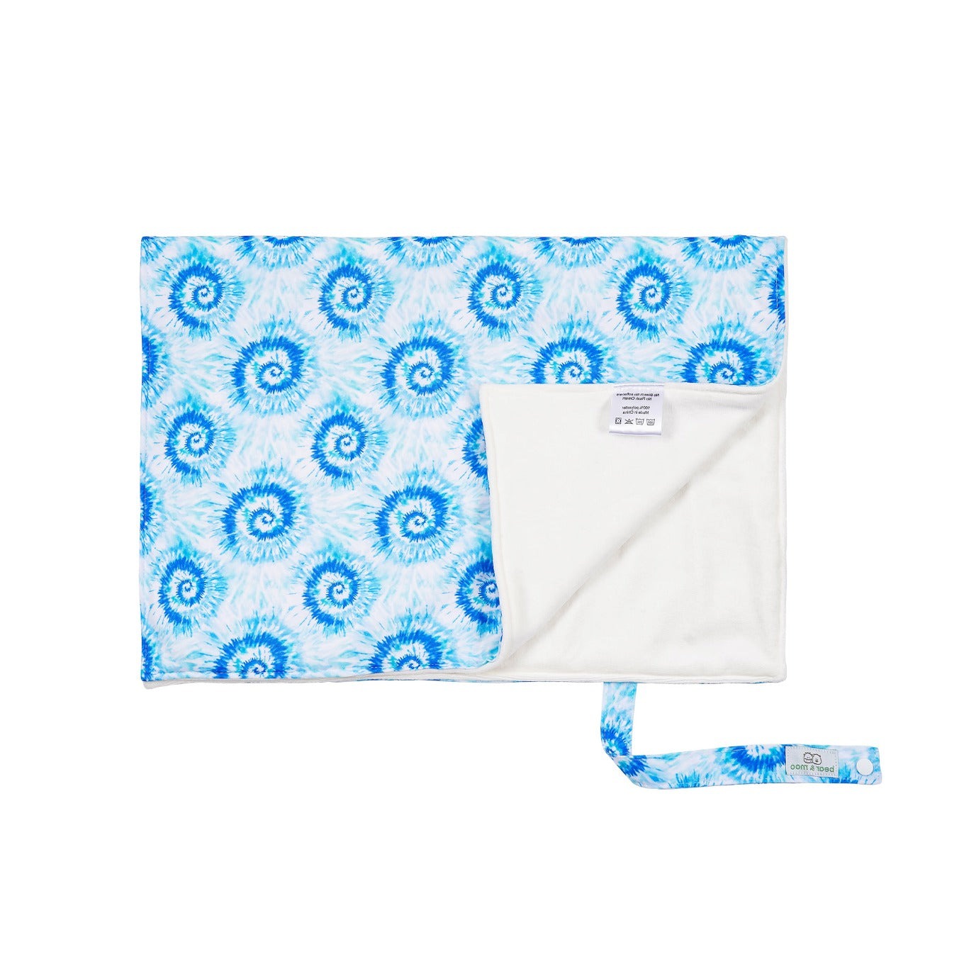 Bear & Moo Tie Dye Blues Reusable Change Mat