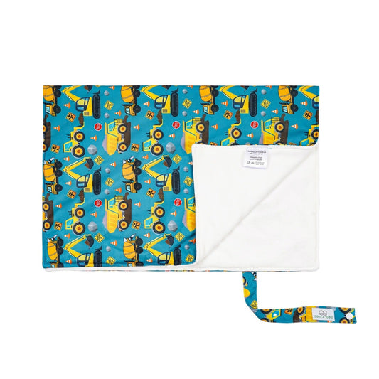 Bear & Moo Under Construction Reusable Change Mat