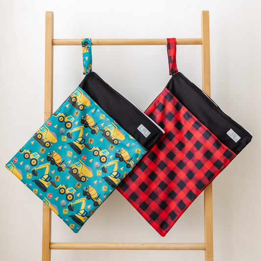 Large Wet Bag | Gumboot Gingham