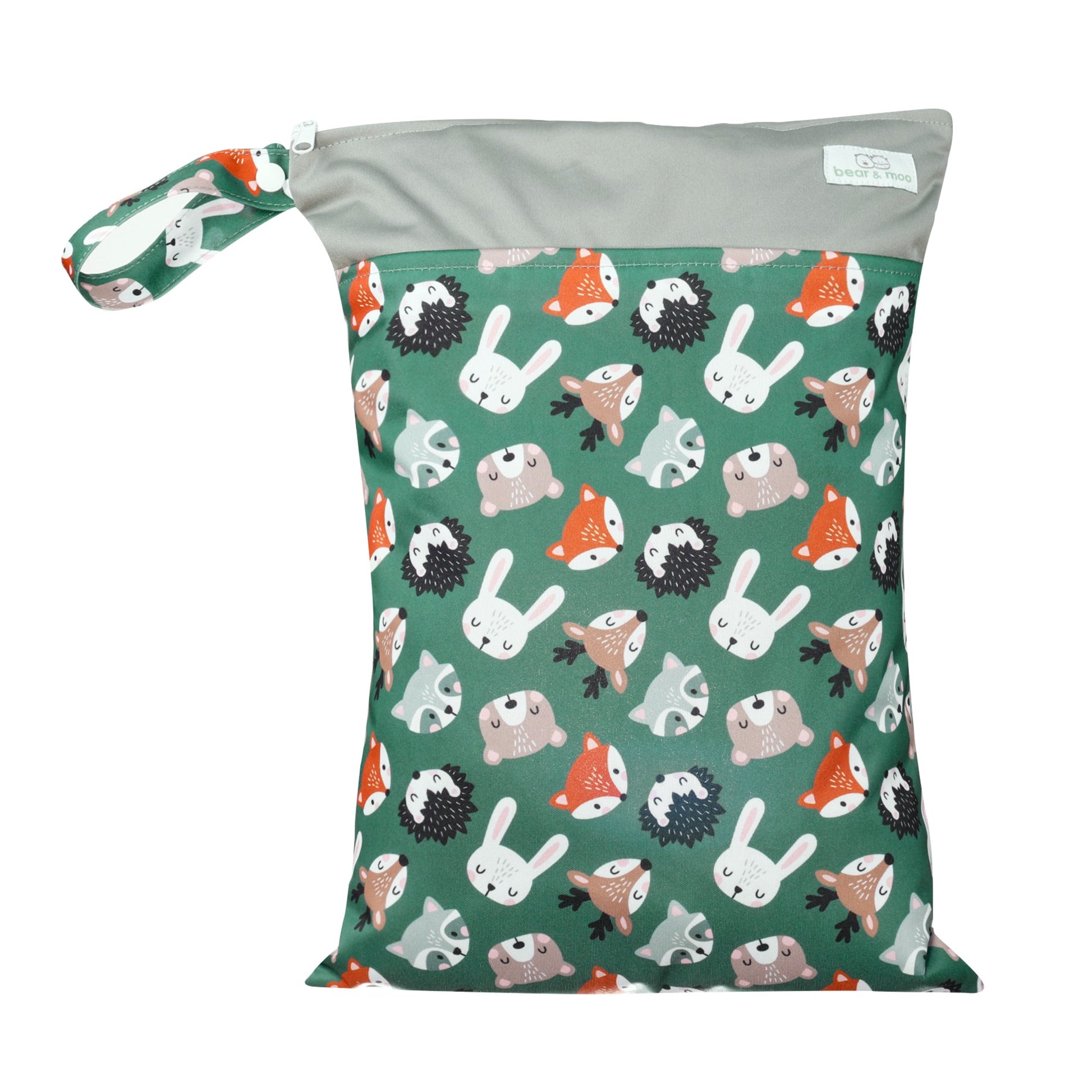 Bear & Moo Large Wet Bag | Woodland Critters