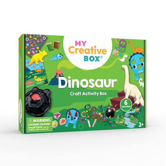 My Creative Box Dinosaur Craft and Activity Box, front of box