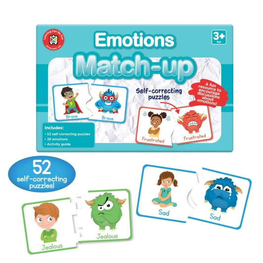 Learning Can Be Fun Emotions Match-Up available at Bear & Moo