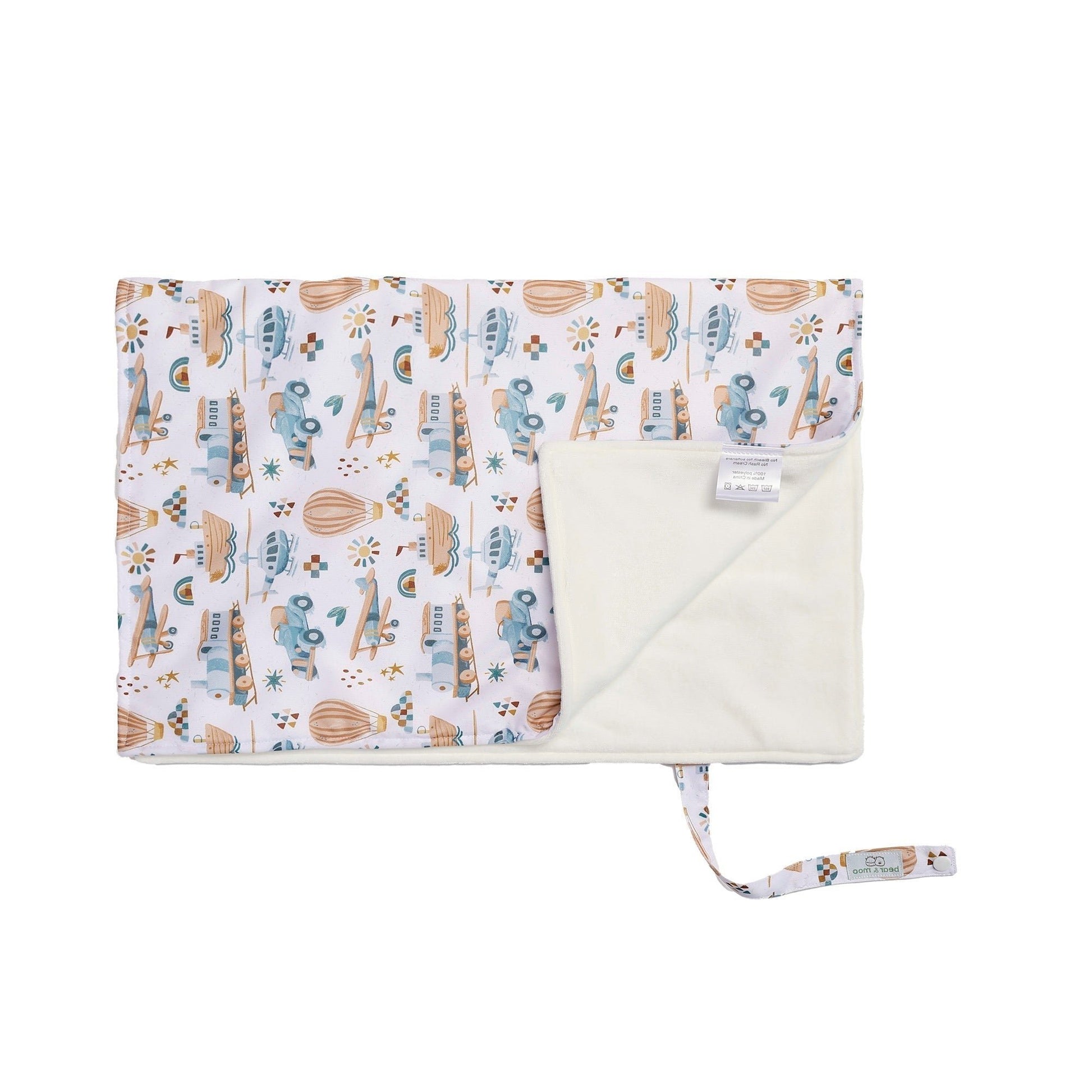 Bear & Moo Reusable Bamboo Velour lined Changing Mats