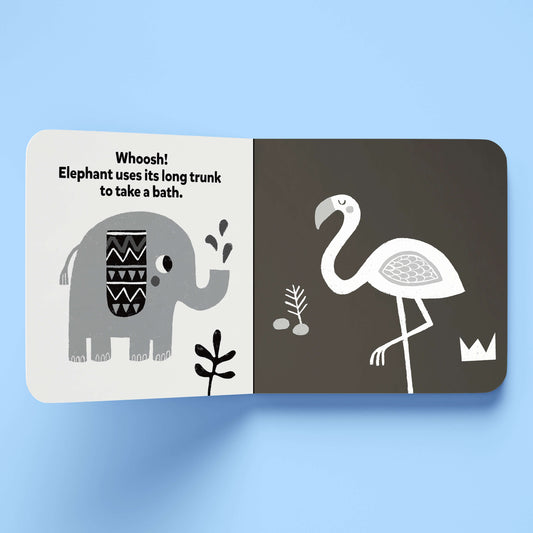 Animal Friends High Contrast Board Book available at Bear & Moo