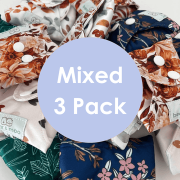 Reusable Sanitary Pad 3 Pack Bundle | Mixed Size