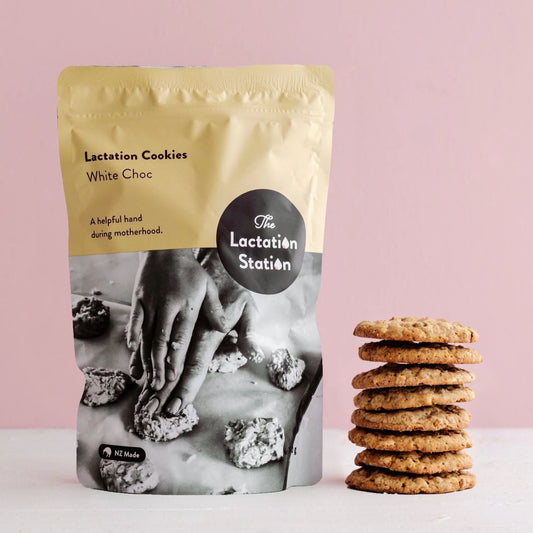 The Lactation Station Cookies White Choc from Bear & Moo